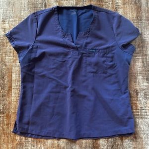 JAANUU royal blue scrub top, XL women’s.